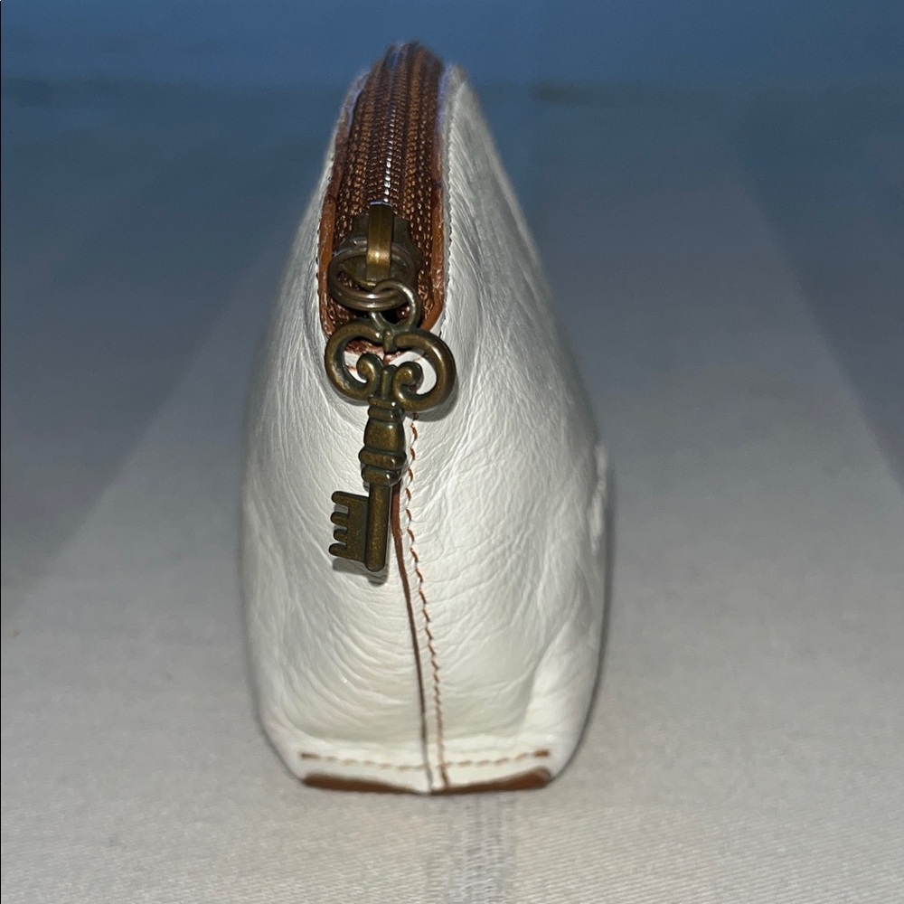 Vintage Mario Hernandez White Leather Coin Pouch - Picture 4 of 10
